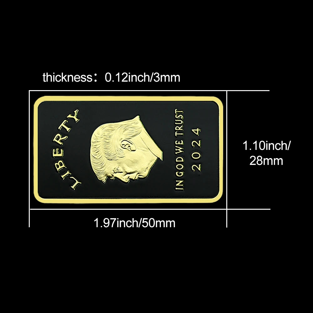 Presidential Black /Gold Bar Liberty Collect Medal