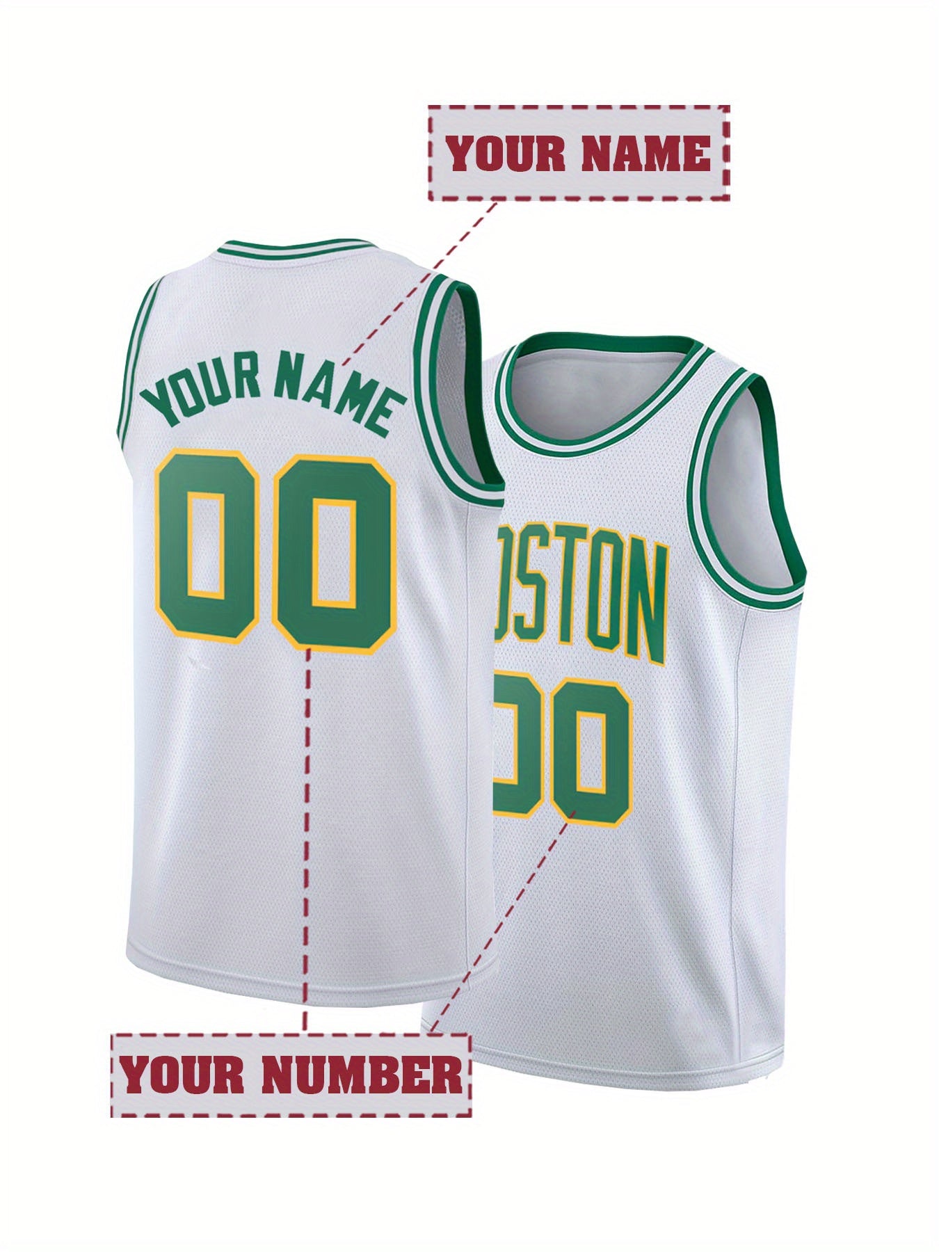 Boston Heritage Custom Basketball Jersey