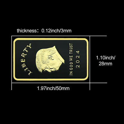 Presidential Black /Gold Bar Liberty Collect Medal