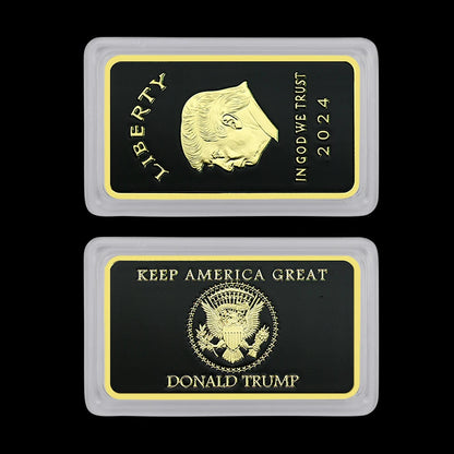 Presidential Black /Gold Bar Liberty Collect Medal