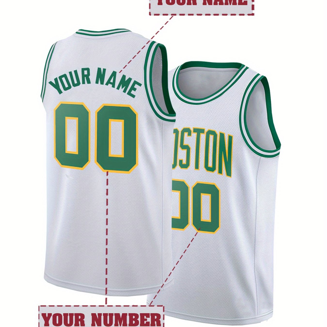 Boston Heritage Custom Basketball Jersey