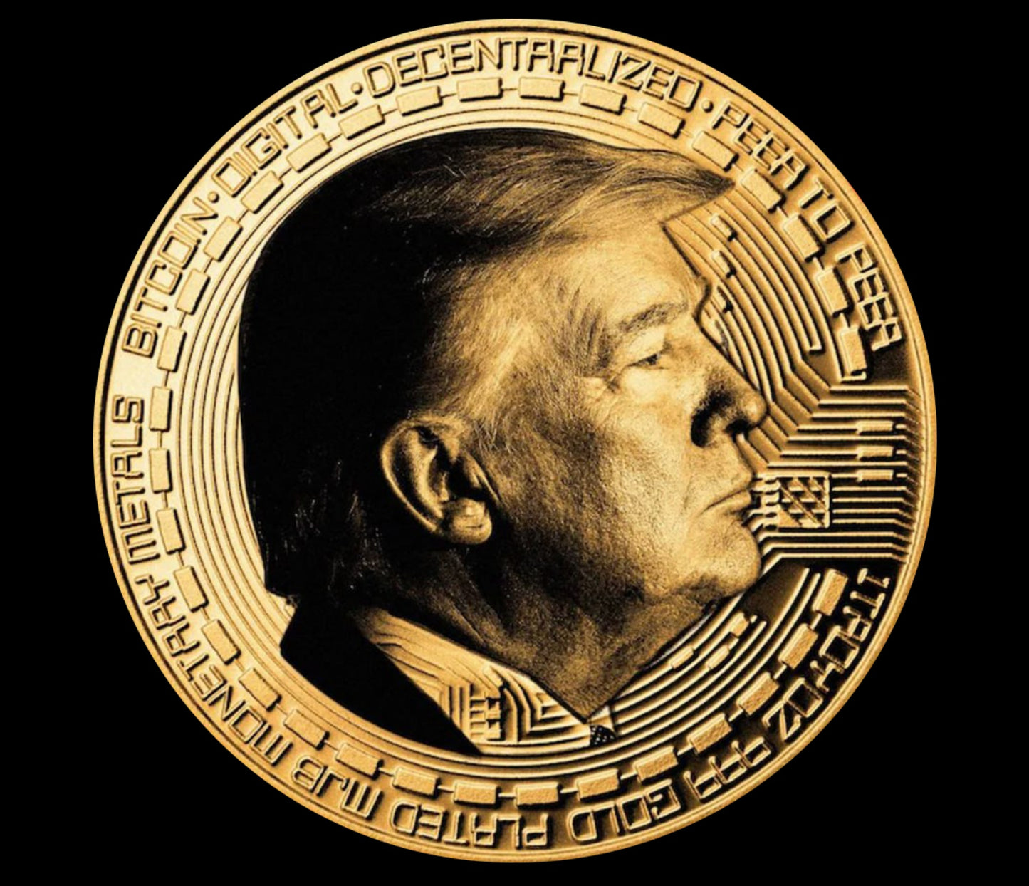 TRUMP FIRST EDITION GOLD BITCOIN 2025