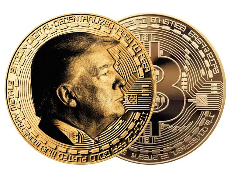 TRUMP FIRST EDITION GOLD BITCOIN 2025
